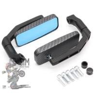 ราคา กระจกมอเตอร์ไซค์ รถมอเตอร์ไซค์ กระจกขา BSC สี่เหลี่ยม กระจกมองข้างมอเตอร์ไซค์ พร้อมน็อต ตัว (20960885997)