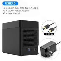 ราคา ออก E TAX ลดหย่อนภาษีได้ ORICO 5 Bay ชนิด Magnetic 3 5 นิ้ว Type C ตัวปิดฮาร์ดไดรฟ์ SATA3 0 3 5 in เคส HDD รองรับ UASP 12V6 5A Power MAX 80TB DS500U3 (18590528281)