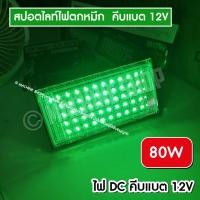 ราคา spotlight ไฟล่อหมึก คีบแบต 150W ไฟตกหมึก ไฟใต้น้ำ สีเขียว แสงแดง ไฟล่อกุ้ง ไฟไดหมึก ไฟล่อปลา สต๊อกไทย LED ความสว่างสูง (16067803868)