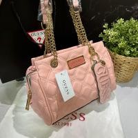 ราคา มี 4 สี กระเป๋าสะพายไหล่ guess ทรงหมอน หนังนุ่มมาก (20500148087)
