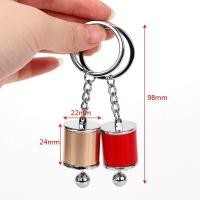 ราคา 1 ชิ้นเกียร์เปลี่ยนลูกบิดเกียร์พวงกุญแจพวงกุญแจรถพวงกุญแจอุปกรณ์ตกแต่งรถยนต์ของขวัญเล็กๆ (2550848073)