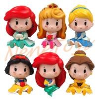 ราคา โมเดล เจ้าหญิงดิสนีย์ ชุด 6 ตัว แยกขาย ครบชุด น่ารักมากๆ แอเรียล ออโรรา เบลล์ ซินเดอเรลล่า สโนว์ไวท์ งานจีน สูงประมาณ 6 cm (6106922649)