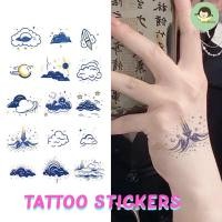 ราคา สินค้าใหม่ TATTOO STICKERS แทททูสติ๊กเกอร์ รอยสักชั่วคราว ลายก้อนเมฆ น่ารัก ติดง่าย ติดทน 2 3 วัน 1 แผ่น มี 15 ลาย (20812903082)