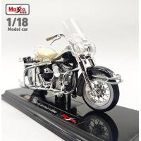 ราคา โมเดลรถจักรยานยนต์ Maisto 1 18 HARLEY DAVIDSON 1962 FLH Duo Glide พร้อมส่ง (20589862539)