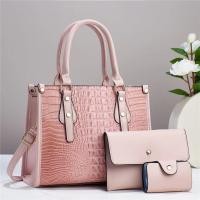 ราคา H0127 กระเป๋าถือ พร้อมส่ง สะพายข้าง แฟชั่นผู้หญิง ทรงเอกสาร tote ลายหนังจระเข้ หนัง PU พียู มีใบลูก กระเป๋าใส่บัตร ไปทำงาน ออกงาน 2024 (21127161644)