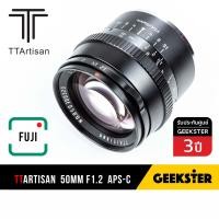 ราคา TTArtisan 50mm f1 2 APSC ละลาย สำหรับ กล้อง Fuji เลนส์หลังละลาย เลนส์มือหมุน เลนส์ เลนส์ละลาย หน้าชัดหลังเบลอ ฟูจิ เมาท์ FX X Mount 50 mm f 1 2 TTArtisans 7Artisans (6456342762)