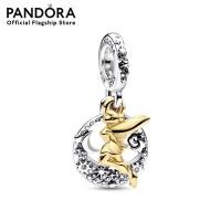 ราคา Pandora Gold Disney Tinkerbell sterling silver and 14k gold plated dangle with clear cubic zirconia เครื่องประดับ จี้ชาร์ม ชาร์มสีทอง สีทอง ชาร์มทอง ทอง ดิสนี่ย์ ชาร์มดิสนี่ย์ ชาร์มสร้อยข้อมือ ชาร์มแพ