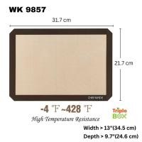 ราคา แผ่นซิลิโคนรองอบ Silicone Baking Mat ยี่ห้อ CHEFMADE รุ่น WK 9857 9858 9859 9860 9861 ทนความร้อนสูงถึง 230 องศา ล้างทำความสะอาดใช้ซ้ำได้ (12669795609)