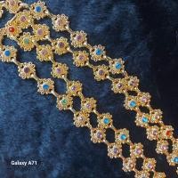 ราคา เครื่องประดับชุดไทยสีทองสายสังวาลย์ (335165643)