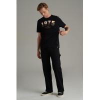 ราคา Mc jeans เสื้อยืดแขนสั้นผู้ชาย คอกลม สีดำ MTSZB35 (20888874010)