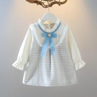 ราคา Girls dress Spring and Autumn New Western Style Baby Childrens Long sleeved Princess Dress Fairy One year old Dress (21058632866)