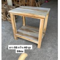 ราคา โต๊ะไม้สัก โต๊ะหัวเตียง โต๊ะวางตู้ปลา ไม้หนา รับน้ำหนักได้เยอะ ประกอบพร้อมส่ง (21315289594)