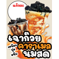 ราคา ป้ายเฉาก๊วยนมสด ขนาด A3 A4 มีหลายวัสดุให้เลือก กระดาษเคลือบ ฟิเจอร์บอร์ด พลาสวูด ทนทานใช้ยาวๆ (16197644326)