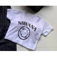 ราคา เสื้อครอป nivana กางเกงขายาวทรงลุง (20936570699)