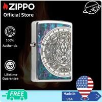 ราคา Zippo Shield Design Windproof Chrome Pocket Lighter Zippo M 49791 578 Lighter without Fuel Inside การออกแบบโล่ ไฟแช็กไม่มีเชื้อเพลิงภายใน (16837365468)