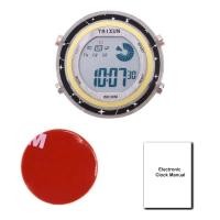 ราคา นาฬิกาดิจิตอลสำหรับรถจักรยานยนต์ นาฬิกาติดแผงหน้าปัดรถยนต์แบบกันน้ำ นาฬิกามอเตอร์ไซค์ขนาดเล็ก (21170733999)