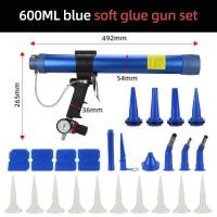 ราคา HIFESON นิวเมติกปืนปิดผนึกอากาศ310มล 600มล เครื่องอัดอากาศไส้กรอกหัวฉีดเครื่องมือหัวฉีดกาวยางแก้วเครื่องติดกาวซิลิโคน (19740381982)