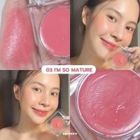 ราคา NEW Fancy Blush Laglace แฟนซีบลัชลากลาส 4สี ฟรีพัฟทุกตลับ (18908050921)