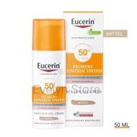 ราคา ซันพิกเม้นท์ Tinted Eucerin Pigment Control Tinted Face Sun Gel Cream SPF50 Light Medium 50ml (20346795889)