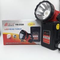 ราคา ไฟฉายคาดหัว led ชาร์จได้ ไฟฉายคาดหัวกันน้ำ Headlamp Rechargeable YASIDA รุ่น YD 3320 ไฟฉาย ไฟคาดหัว ไฟพ่วงแบตเตอรี่ส่องสว่างทางไกล LED 1 5W แสงสีขาว สีเหลือง ไฟฉายคาดหัว แรงสูง ไฟฉายคาดหัวแรงสูงส่องไก