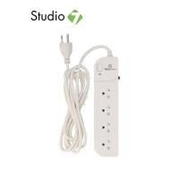 ราคา TECHPRO Plug 4 Way 1 switch 3M PLG01 by Studio 7 (19684461969)