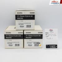 ราคา SIGMA 17 70 MM F2 8 4DC FORNIKON SN 52908180 SN 53023033 SN 53031309 CLEARANCE (20400487510)