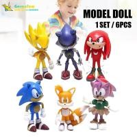 ราคา Geral 6ชิ้น Sonic เม่นของเล่นรูปการ์ตูนตุ๊กตาตัวการ์ตูนสำหรับเด็กน่ารัก Sonic เม่นของเล่นหุ่นของเล่นเด็กตุ๊กตาตัวการ์ตูนโมเดล (14142084695)