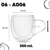 ราคา แก้วน้ำสองชั้น Double Wall Glass แก้ว แก้วน้ำ ขนาด 80 400ml แก้ว2ชั้น มีผนัง2ชั้น ดีไซน์สวย แก้วมินิมอล แข็งแรง แก้ว ชา กาแฟ ทนความร้อนและเย็น (21087390144)