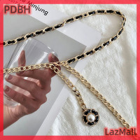 ราคา PDBH Fashion Store Flash Sale ชุดเดรสโลหะสไตล์พังก์เข็มขัดโซ่สำหรับผู้หญิงเดรสสายรัดเอวตกแต่งสีทองเครื่องประดับเสื้อผ้าแบรนด์ดีไซเนอร์หรู (20209927498)