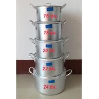 ราคา หม้อเวียดนาม หม้ออลูมิเนียม หม้อหุงต้ม ขนาด16 30 ซม มี3 Set ให้เลือก นำเข้าจากเวียดนาม (6183950779)