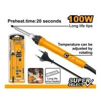 ราคา Ingco หัวแร้งไฟฟ้า หัวแร้งปากกาไฟฟ้า ขนาด 60 วัตต์ 100 วัตต์ ไส้แกนเซรามิก ร้อนไว ปรับอุณหภูมิได้ รุ่น 60w SI016831 100w SI0110831 (20122777762)