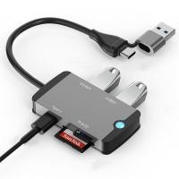 ราคา USB เครื่องอ่านการ์ด C กับ TF SD OTG เครื่องอ่านการ์ดการเชื่อมต่อ USB สมาร์ทอะแดปเตอร์เมมโมรี่การ์ด USB 3 0เครื่องอ่านการ์ดสำหรับ Macbook Pro air iPad Pro Type C (19278524118)