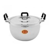 ราคา จระเข้ หม้ออลูมีเนียม2หู เบอร์26 28 30 32ซม (20964735262)