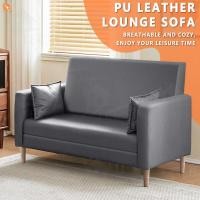 ราคา TEC โซฟา โซฟาสองที่นั่ง โซฟาราคาถูกๆ โซฟานั่งเล่น Sofa โซฟาหนังPU โซฟาสไตล์ญี่ปุ่น โซฟาไม้ โซฟาคอนโด โซฟาสไตน์นอร์ดิก เเข็งเร็ง ทนทาน (20793605925)