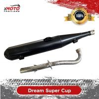 ราคา ท่อไอเสีย Honda Dream Super Cup 2017 2018 ผ่าหมก คอท่อสแตนเลสแท้เกรด A ขนาด 25 MM ปากกว้าง 1 นิ้ว มาตราฐาน มอก 3412543 (10242556457)