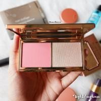 ราคา พร้อมส่ง ป้ายไทย charlotte tilbury mini hollywood blush glow fair mediumtan deep (21181991482)