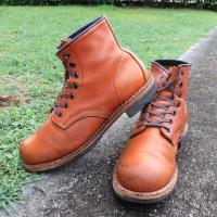 ราคา ส่งฟรี 8 5Us 26 5cm 42eu Hawkins EST 1850 BECKMAN 6 ROUND TOE BOOTChestnut Featherstone Authentic (20810012659)