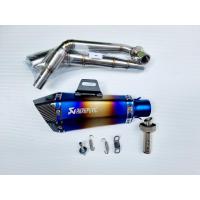 ราคา คอท่อ งานแสตนเลส สำหรับ MSX MSX SF Demon 125 พร้อมปลายท่อ Akapovic Shorty มีหู งานดีมาก (20987893722)