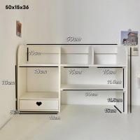 ราคา ชั้นวางของบนโต๊ะทำงาน รุ่น ชั้นวางเดสก์ท็อป หอพัก สำนักงาน เครื่องสำอาง เครื่องเขียน ชั้นวางหนังสือ ชั้นวางหนังสือ ชั้นวางของบนโต๊ะ ชั้นวางหนังสือบนโต๊ะ ชั้นวางหนังสือไม้ ขนาดเล็ก (19672081254)