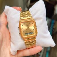 ราคา Watchtime นาฬิกาข้อมือผู้หญิง คาสิโอ้ สองระบบ ดิจิตอลกับอนาลอค จับเวลา ตั้งปลุก มีวันที่ เดือน ปี พร้อมกล่องคาสิโอ (13168683216)