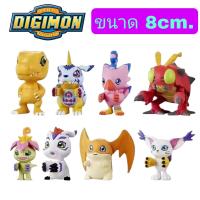 ราคา โมเดลฟิกเกอร์ ไข่กาชาปอง Digimon Gen1 ดิจิมอน เซ็ท8ตัว ขนาด8cm (17298535417)