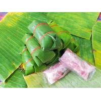 ราคา แหนมหมูห่อใบตอง แหนมหมูผสมหนังหมู ทำสดใหม่ ทุกวัน แหนมหมูทำมือ 6 ห่อ แพ็ค 100 แพ็ค (20566161934)