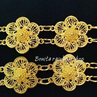 ราคา เข็มขัดชุดไทย เข็มขัดผ้าถุง เข็มขัดล้านนา เข็มขัดเส้นเล็ก สามารถปรับขนาดได้ เข็มขัดของเด็ก ใส่ได้ทั้งเด็กและผู้ใหญ่ ความยาวโดยประมาณ 39 40 นิ้ว (17288673901)