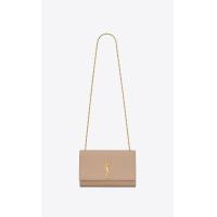 ราคา YSL กระเป๋า SAINT LAURENT bag MEDIUM KATE IN GRAIN DE POUDRE EMBOSSED LEATHER Cross Body bags Shoulder bags (21146770653)