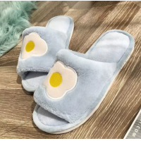 ราคา ส่งเร็วพิเศษ พร้อมส่ง SH 1 06 รองเท้าใส่เดินในบ้าน รองเท้าสลิปเปอร์ slippers ผ้านิ่มใส่สบาย ลายไข่ดาว (15987272835)
