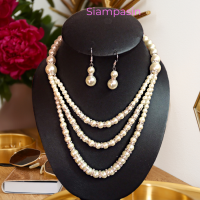 ราคา Siampasin สร้อยมุก สีขาว สร้อยไข่มุก ไม่ลอกไม่ดำ สร้อยมุกย้อนยุค สร้อยมุกชุดไทย สร้อยคอไข่มุก สร้อยมุกใส่กับเสื้อลูกไม้ Thai costume pearl necklace (7492238754)