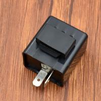 ราคา รีเลย์ไฟเลี้ยว รีเลย์ไฟเลี้ยวแต่ง 12V สามารถปรับจังหวะให้กระพริบเร็วขึ้นหรือช้าลงได้ ไฟเลี้ยวกระพริบ ีสีส้ม (21017460747)