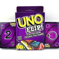 ราคา Mattel Games UNO FLIP การ์ดเกม อูโน่ ฟลิป รุ่นGDR44 UNO FLIP CARD ไพ่อูโน่ กล่องม่วง เกมวงเหล้า TY719 (19364865066)