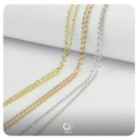 ราคา Zilvy สร้อยคอทองคำขาว 18K เลือกเป็นทองคำ หรือ Rose GOLD ได้ค่ะ GC001 (19546112470)