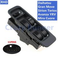 ราคา 11pins สวิทช์กระจกไฟฟ้า สวิทช์กระจกประตู สวิตช์ยกกระจกหน้าต่างรถ Toyota Avanza Daihatsu Gran Mira Move Sirion Terios YRV Mira Cuore (18227337609)